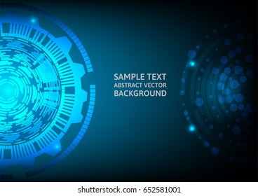 Blue abstract vector background