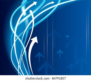 Blue Abstract vector background