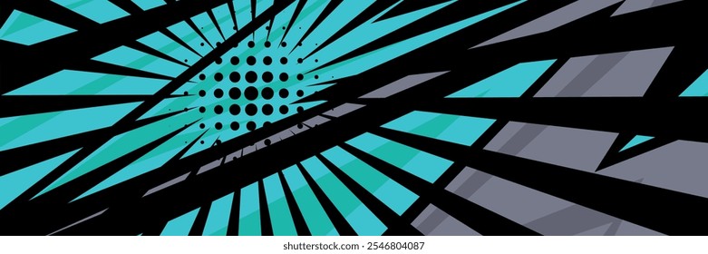 Blue Abstract Vector background design with Sharp Lines for sports, racing, games, modern themes.