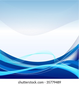 blue abstract vector background design