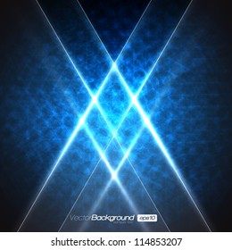 Blue Abstract Vector Background | EPS10 Design