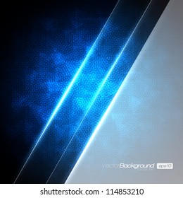 Blue Abstract Vector Background | EPS10 Design