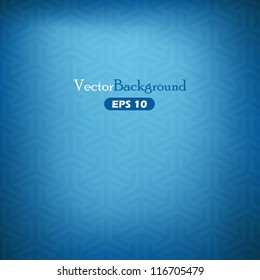 Blue abstract vector background with geometric elements