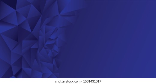 blue abstract vector background with geometric elements