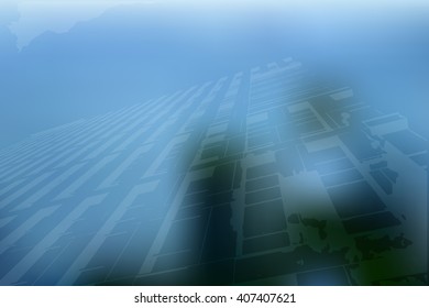 Blue abstract vector background for presentation slides and company business presentation.