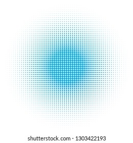 Blue abstract vector circle round spots or dots design texture. vector illustration.
