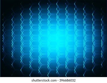 blue abstract vector hi speed internet technology background illustration. eye scan