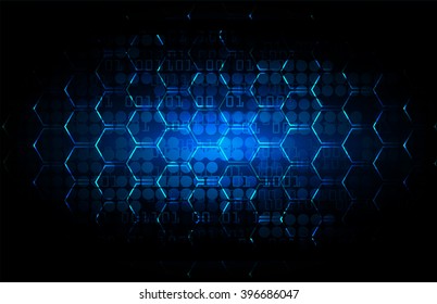 blue abstract vector hi speed internet technology background illustration. eye scan