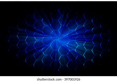 blue abstract vector hi speed internet technology background illustration. eye scan