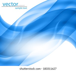 blue abstract vector illustration background