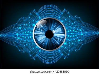 blue abstract vector light hi speed internet technology background illustration, Background conceptual image of digital