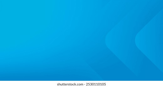 Anuncio largo de Vector abstracto azul. Fondo mínimo con flechas y espacio de copia para texto. Portada de medios sociales, encabezado, Anuncio de Web