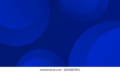 Blue abstract vector long banner background Modern abstract gradient dark navy blue banner background Design for poster template on web backdrop brochure flyer landing page and webinar