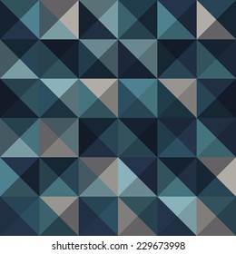 A blue abstract vector pattern background