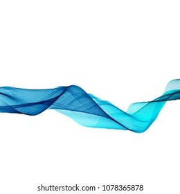 blue abstract vector sea wave. Background image. Desktop.