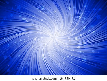 Blue abstract vector  abstract star eater vortex background - Vector blue  retro burst background illustration