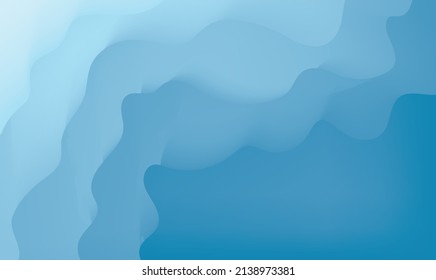 blue abstract vector wallpaper background template geometric effect watercolor template backdrop art
