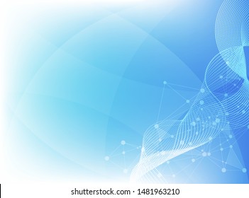 blue abstract vector wallpaper.abstract polygon pattern.