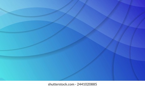 Blue abstract wallpaper. An excellent background for designing pages on social networks, posters, presentations, outdoor advertising and your other projects. Vector.