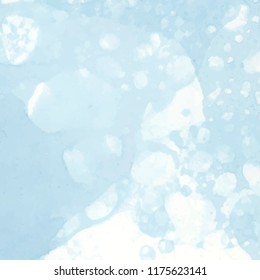 Blue abstract watercolor background vector