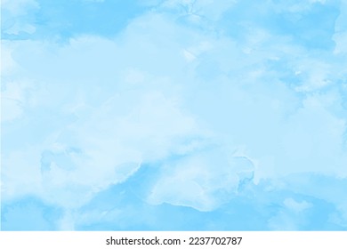 Blue Abstract Watercolor Texture For Anything Background