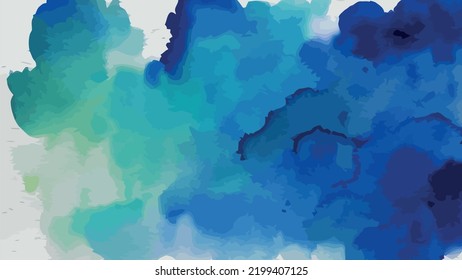 blue abstract watercolor texture background