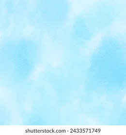 Blue abstract watercolor texture background vector