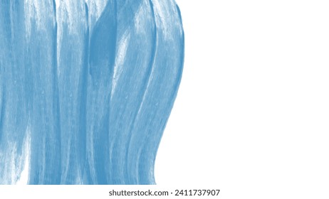 Blue abstract watercolor vector art background for cards, flyers, posters, banners and cover designs. Hand drawn flower illustration for Valentines Day. Watercolor brush strokes. 