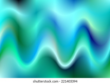 Blue abstract wave background
