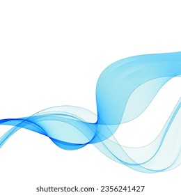 Blue abstract wave. Background for advertising, certificate, business card