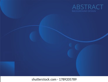 Fondo de onda abstracta azul. Contiene gráficos vectoriales
