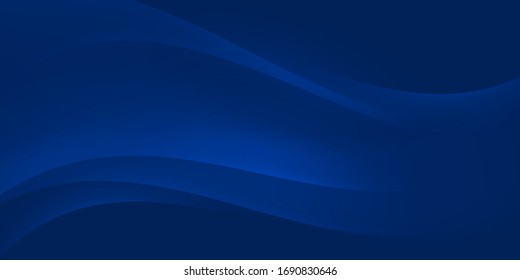 Blue abstract wave background with copy space.