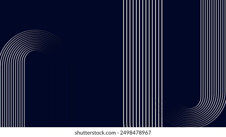 Blue abstract wave background with copy space.and Abstract Waving Line Particle Technology Background
