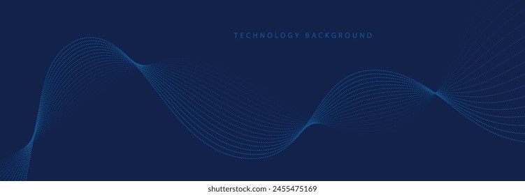 Blue abstract wave background. Blue background design.
