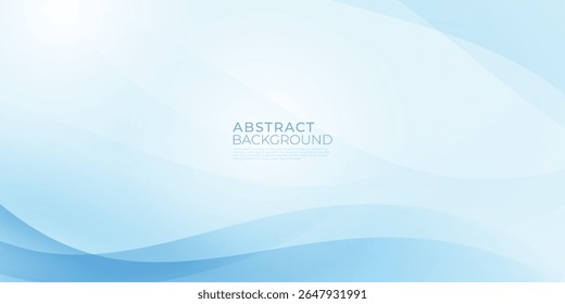 Blue abstract wave background design light. vector illustration. modern wave. modern concept