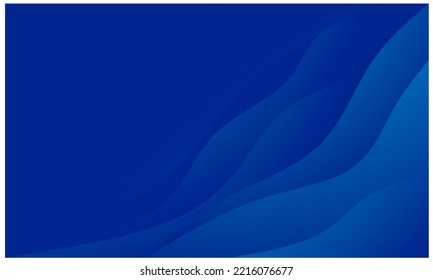 Blue abstract wave background for poster, flayer, banner, card etc