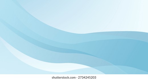 Modelo de apresentação de fundo de onda abstrata azul	