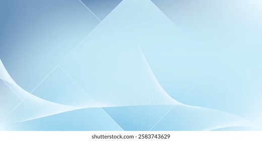 Blue abstract wave background with white color. Abstract blue background with square shapes. Modern Simple Blue Grey Abstract Background Presentation Design
