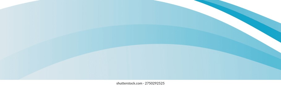 Blue Abstract Wave Banner Background With Smooth Curves and Gradient Design for Business and Web modern abstac bacground illustration