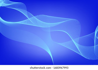 Efecto de onda azul abstracto , cubierta para presentación o tarjeta de visita