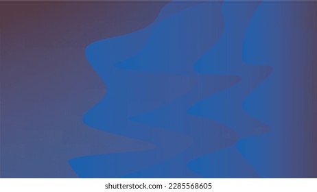 Blue abstract wave gradient background image