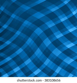 Blue abstract wave lines background vector illustration for design