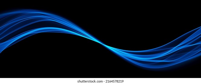 Ola abstracta azul 