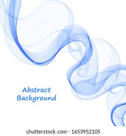 ola abstracta azul.  plantilla de presentación. decoración para folletos, volantes, postales. diseño de un cartel publicitario