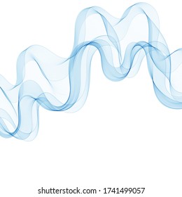 ola abstracta azul. plantilla de presentación. decoración para folletos, volantes, postales. diseño de un cartel publicitario