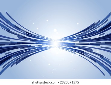 Blue abstract wave texture background