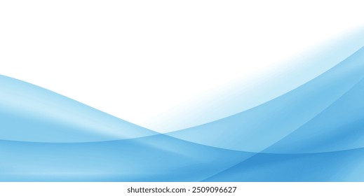 blue abstract wave transparency background, modern concept