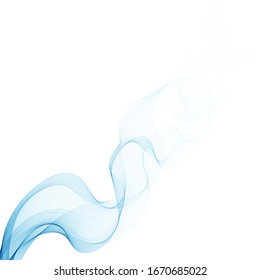 blue abstract wave. vector image