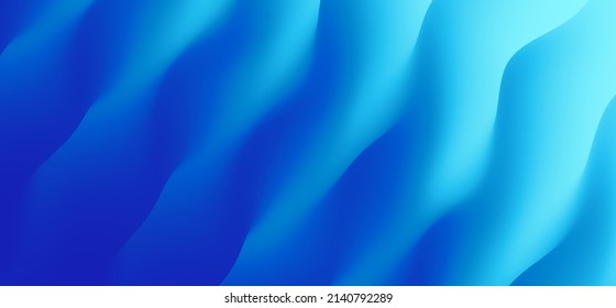 Fondo ondulado azul abstracto para banner, volante y afiche. Efecto dinámico. Ilustración vectorial. Plantilla de diseño de portada. Se puede usar para publicidad, marketing o presentación.