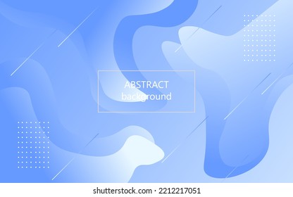 blue abstract wavy geometric shape decoration design background. eps10 vector 